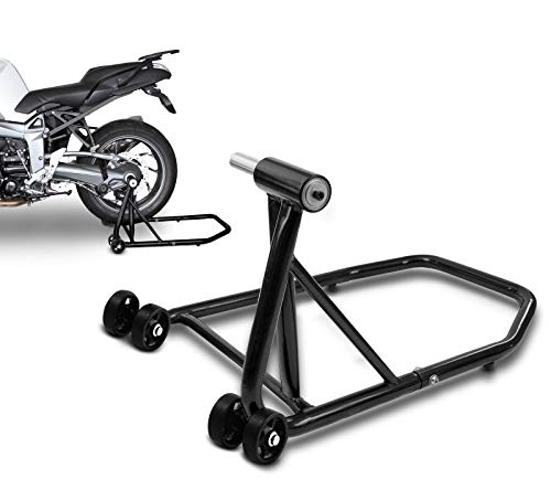 ConStands – Einarm Montageständer für Triumph Speed Triple/R 97-20 Schwarz Hinterrad Single Classic Motorrad inkl. Adapter von ConStands