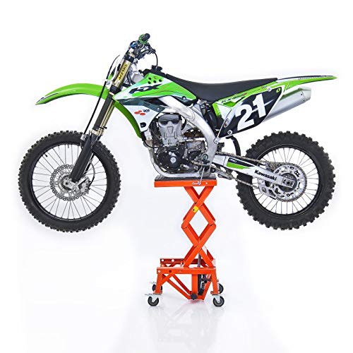 ConStands - Hydraulik Hebebühne Orange für Suzuki DR 125 SM, DR 350 S/SE, DR-Z 400 S/SM Moto-Cross XL mit Rollen ConStands - Hydraulik Hebebühne Orange für Suzuki DR 125 SM, DR 350 S/SE, DR-Z 400 S/SM Moto-Cross XL mit Rollen von ConStands