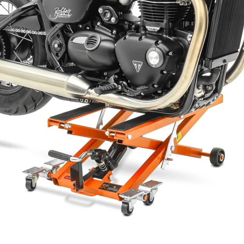 ConStands - Motorrad Hebebühne Hydraulisch XL 500kg Orange von ConStands
