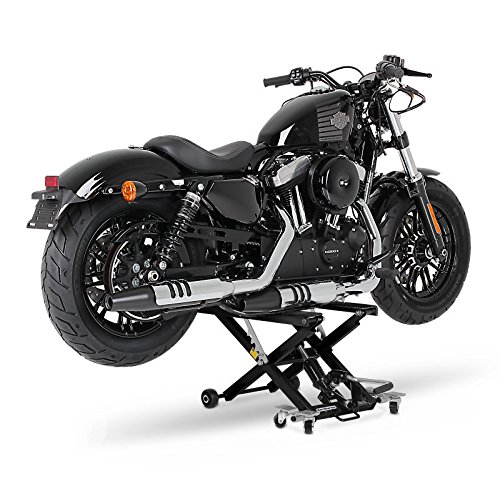 ConStands - Motorrad Hebebühne für Chopper/Custombike Hydraulisch XL kg Schwarz CB84815 von ConStands