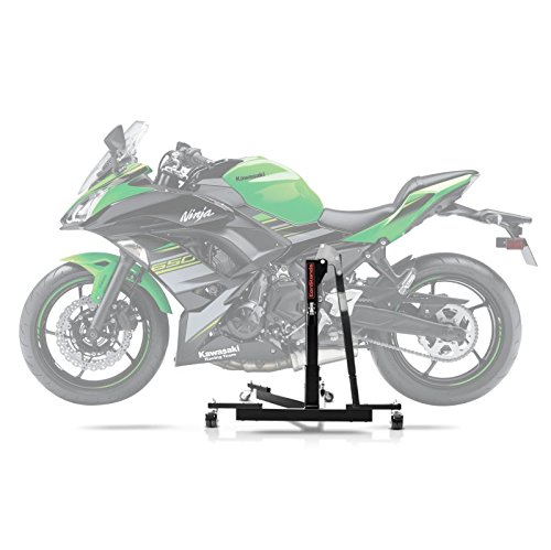 CS Power Evo-Zentralständer für Kawasaki Ninja 650 17-23 Schwarz von ConStands