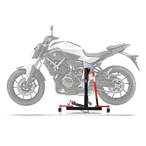 CS Power Evo-Zentralständer für Yamaha MT-07 13-23 Rot von ConStands