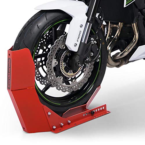 Easy Fix Transportständer Kompatibel für Vespa 946 / GTS 125 rot Vorderrad Roller Wippe von ConStands