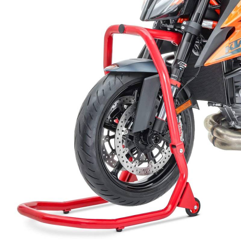 Lenkkopfständer Vorderrad V4 für KTM 1290 Super Duke GT 16-24 rot von ConStands
