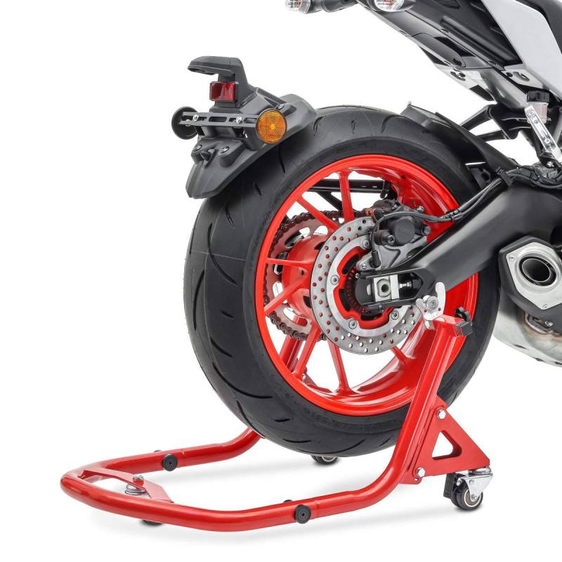 Montageständer hinten für Aprilia Tuono 660 / V4 R Rangierhilfe XBV rot von ConStands