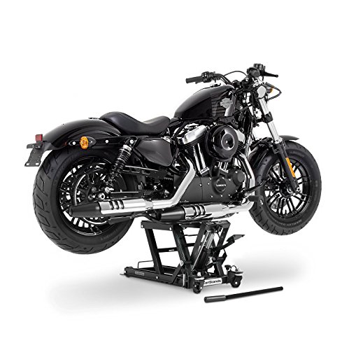 Motorrad Hebebühne L für Indian Scout Bobber schwarz Scherenheber von ConStands