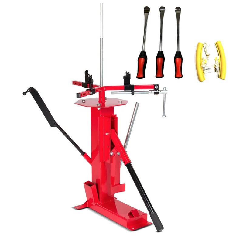 Motorrad Reifenmontiergerät/Reifenwechsler Motorradreifen 4-21" XL9 rot von ConStands