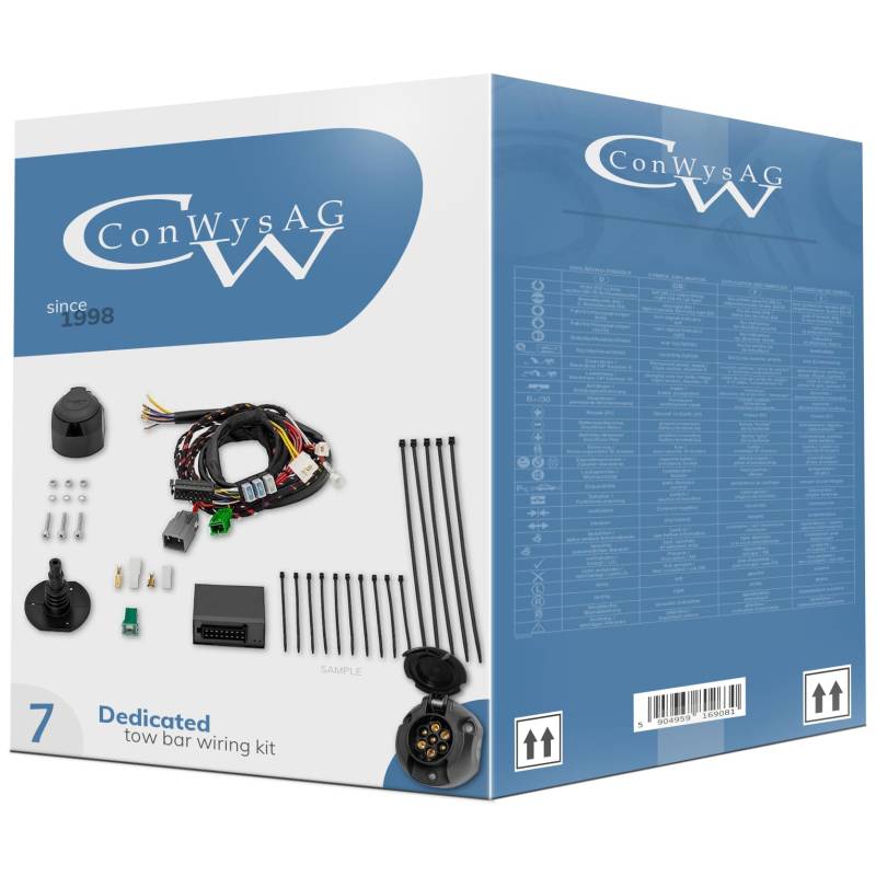 ConWys AG Fahrzeugspezifisch Elektrosatz 7-Poli kompatibel mit Land Rover Freelander FA II SUV 03.2007-09.2010 von ConWys AG