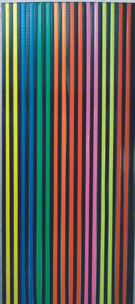 Streifenvorhang multicolor 90 x 200 cm von Conacord