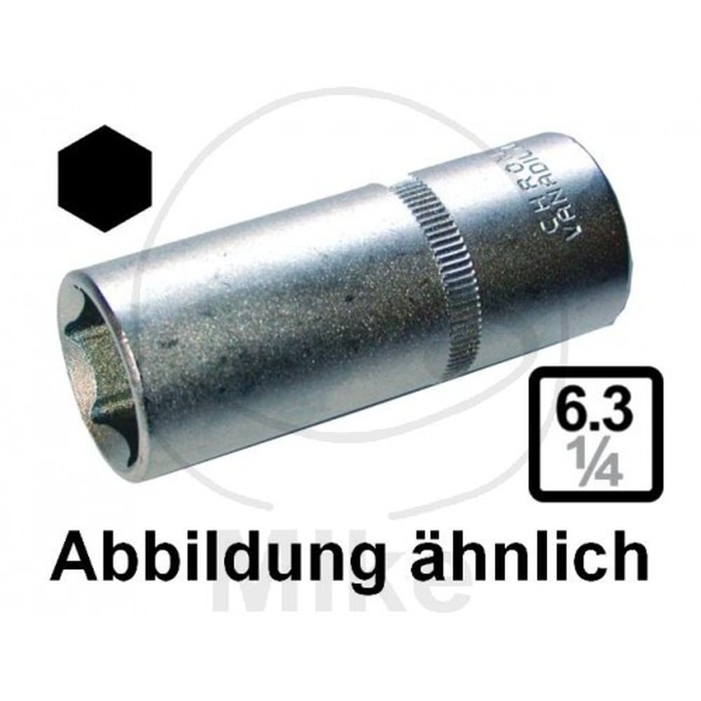 Steckschlüssel-Einsätze, tiefe Ausführung, 1/4"-Antrieb, 11-tlg. Steckschlüssel-Einsätze, tiefe Ausführung, 1/4"-Antrieb, 11-tlg. von Condor