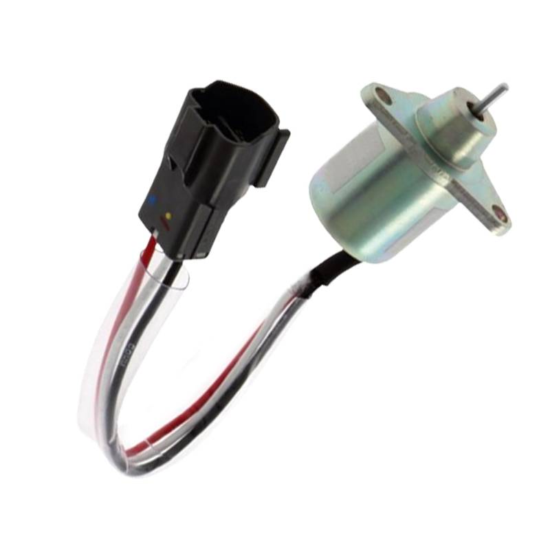 Congparts 12 V Kraftstoffabschalt-Magnetspule, 4626346, kompatibel mit Hitachi-Bagger ZAXIS17U-2 ZAXIS27U-2 ZAXIS27U-3 ZAXIS35U-2 ZX50U-3F ZX52U-3 ZX52U-3F ZX60USB-3 ZX60USB-3F ZX60USB-3F ZX60USB-3F von Congparts