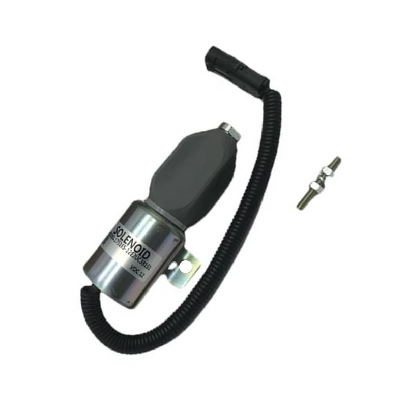 Congparts 12 V Kraftstoffabschalt-Magnetspule 1751ES-12E2UC3B1S1 1700-1508, kompatibel mit Woodward 1700 Serie von Congparts