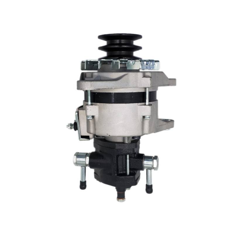 Congparts 25 V 55 A Lichtmaschine mit Pumpe 1-81200314-0 1-81251-024-0 kompatibel mit Hitachi-Bagger UH07-7 UH08-3 kompatibel mit Isuzu Motor 6BD1 ersetzt 0390000060 0390000120 von Congparts