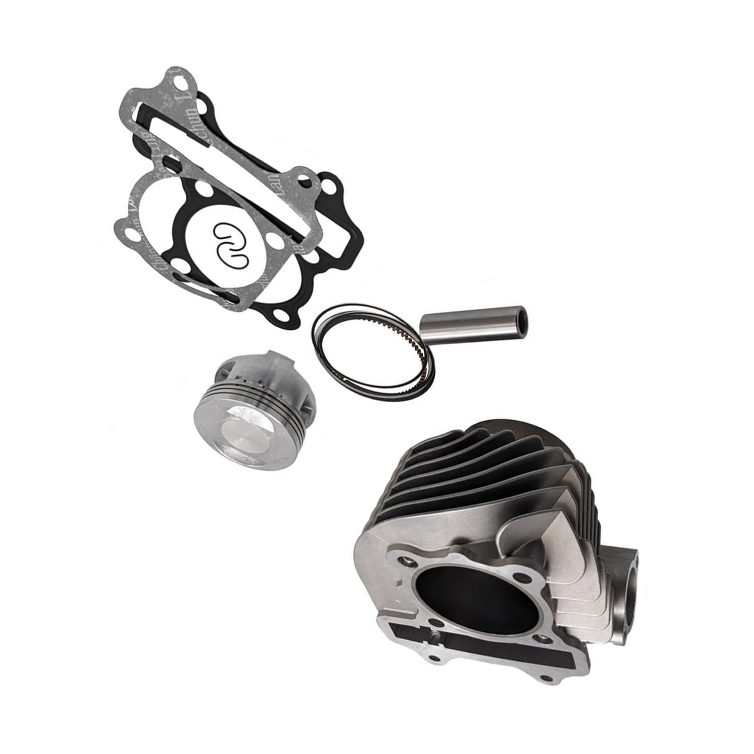 Congparts 61 mm Big Bore Zylinder-Set ATMT1-208, kompatibel mit GY6 150cc 125cc 200cc Scooter Moped ATV Quad Go Kart Congparts 61 mm Big Bore Zylinder-Set ATMT1-208, kompatibel mit GY6 150cc 125cc 200cc Scooter Moped ATV Quad Go Kart von Congparts