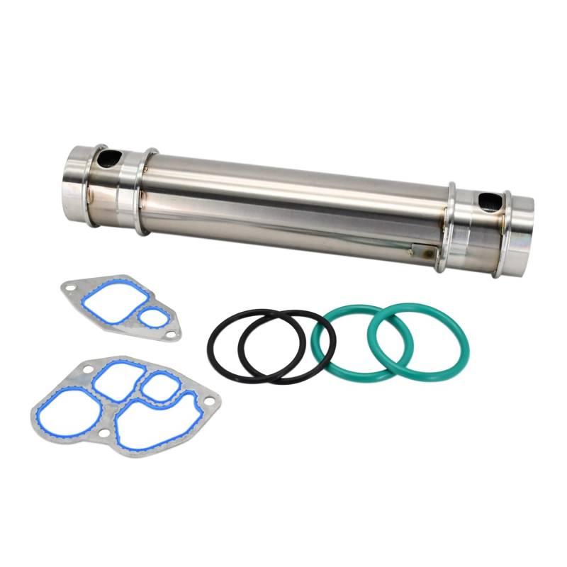 Congparts Ölkühler-Set 1815904C2 1C3Z-6A642-AA, kompatibel mit Navistar International Motor T444E DT530E DT466E I530E DT466 DT530 HT530 kompatibel mit Ford E350 E450 E550 F250 F350 F450 von Congparts