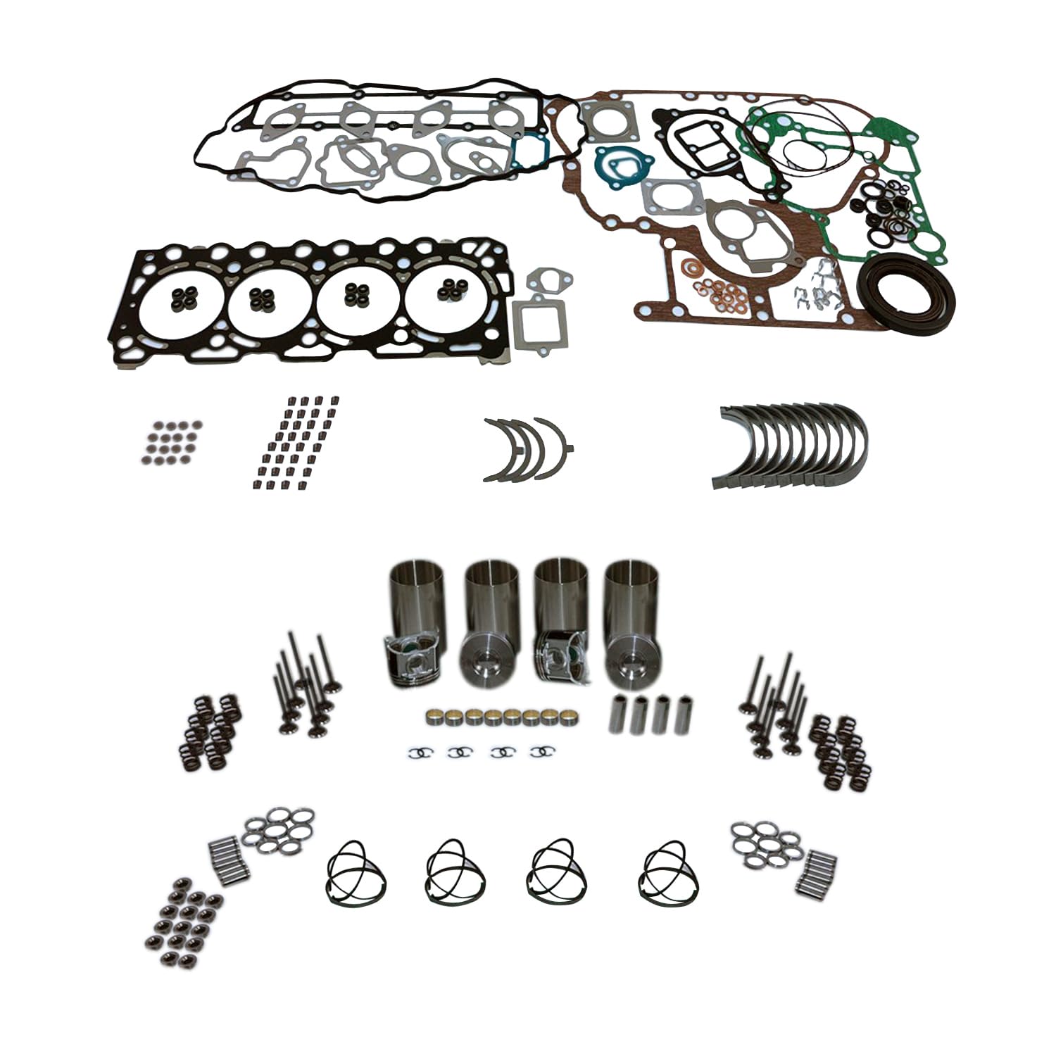 Congparts Überholung Rebuild Kit Kompatibel mit Kubota Motor V3307 V3307-DI V3307-DI-T V3307-CR-T V3307-DI-TE3 Traktor M6060 M7060 7060H Congparts Überholung Rebuild Kit Kompatibel mit Kubota Motor V3307 V3307-DI V3307-DI-T V3307-CR-T V3307-DI-TE3 Traktor M6060 M7060 7060H von Congparts