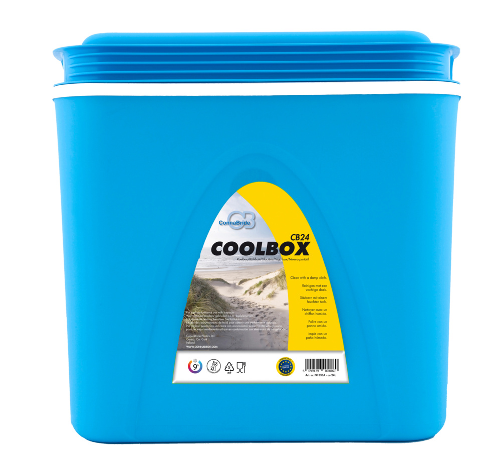 Stromlose Kühlbox von Connabride in blau, 24 Liter Stromlose Kühlbox von Connabride in blau, 24 Liter von ConnaBride