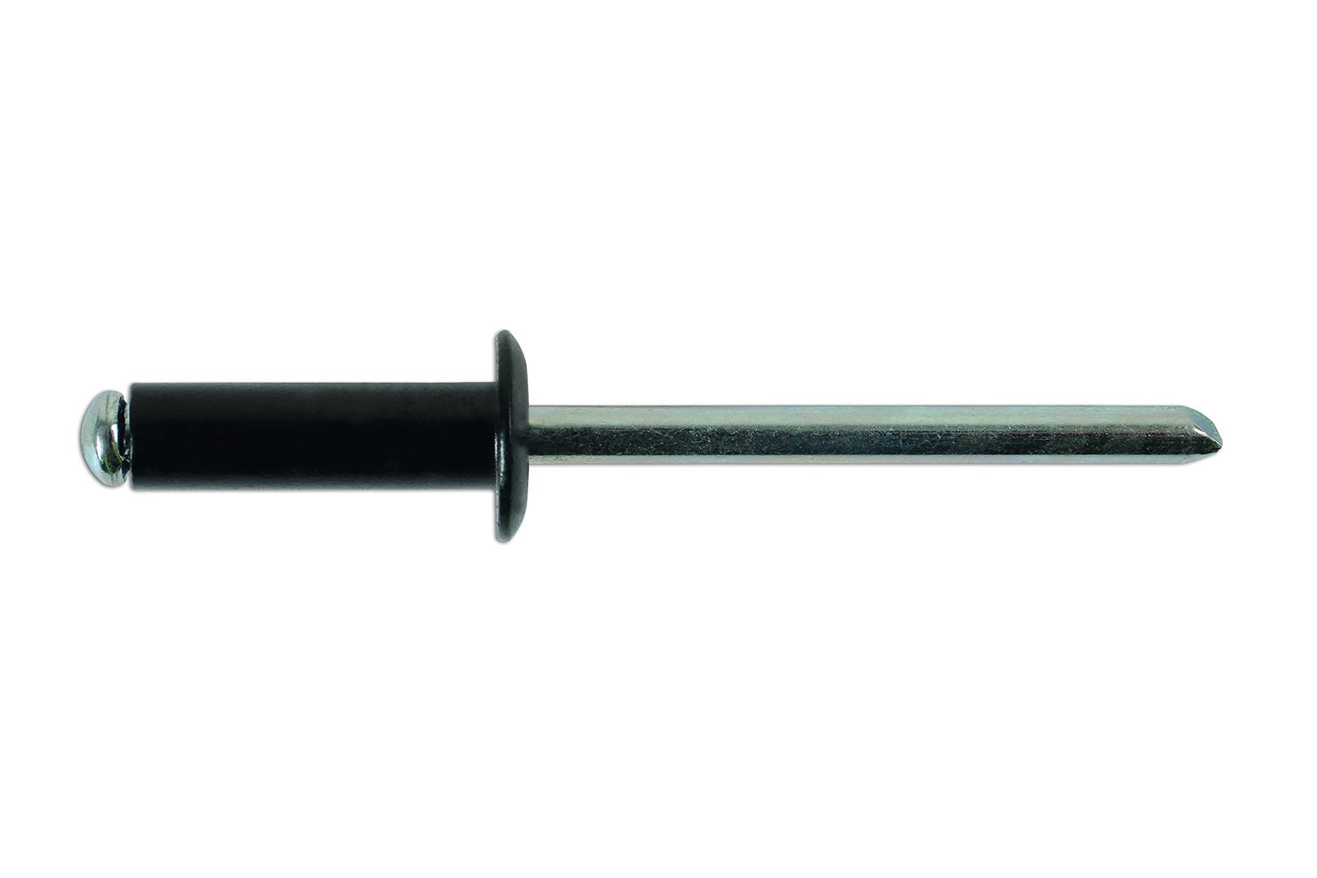 Connect Workshop Consumables 32887 Standard-Flansch Nieten, schwarz 4.0 x 10 mm, 100 Stück von Connect
