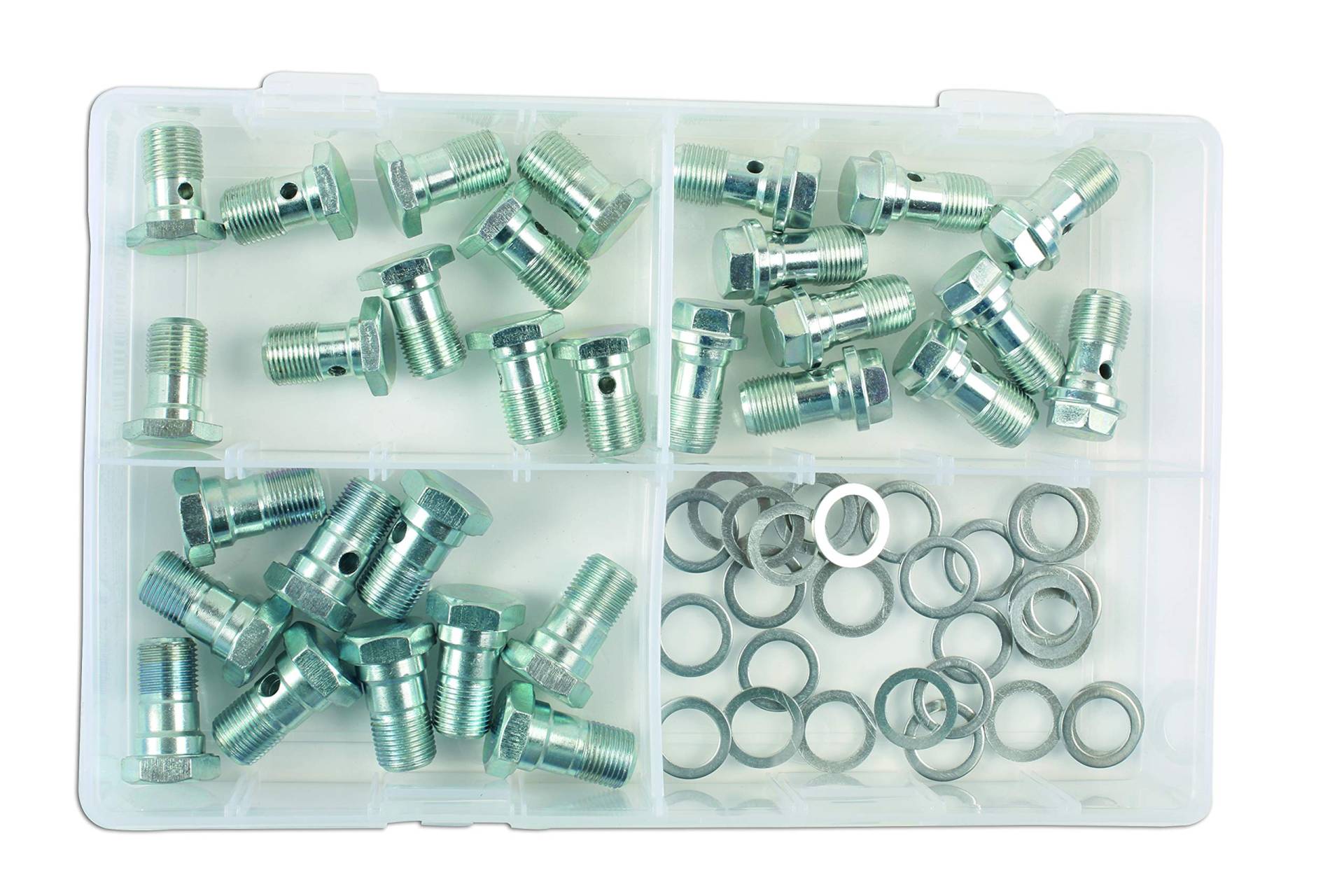Connect Workshop Consumables 34158 Assorted Brake Hose Banjo Bolts M12 60pc von Connect