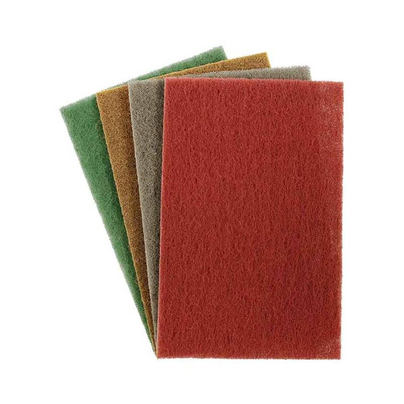 Abracs ABFHPBROWN Vliesstoff Hand Pad - 150mm x 230mm - Braun - Grob - Packung enthält 10 Stück von Connect