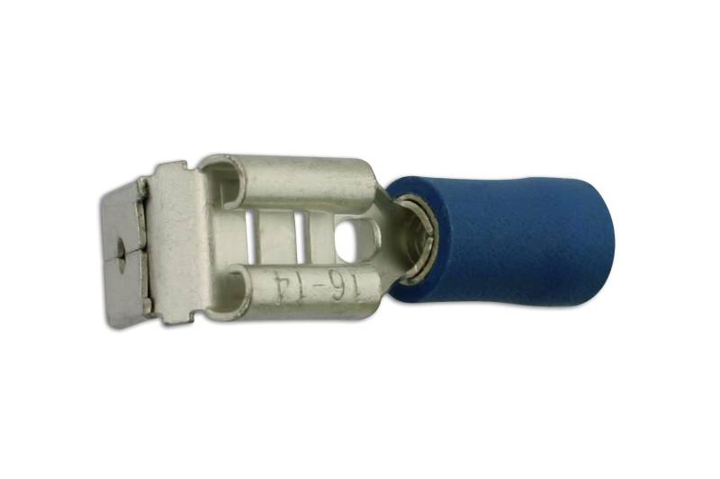 Connect 30189 Blue Piggyback Terminal 6.3mm 100pc von Connect