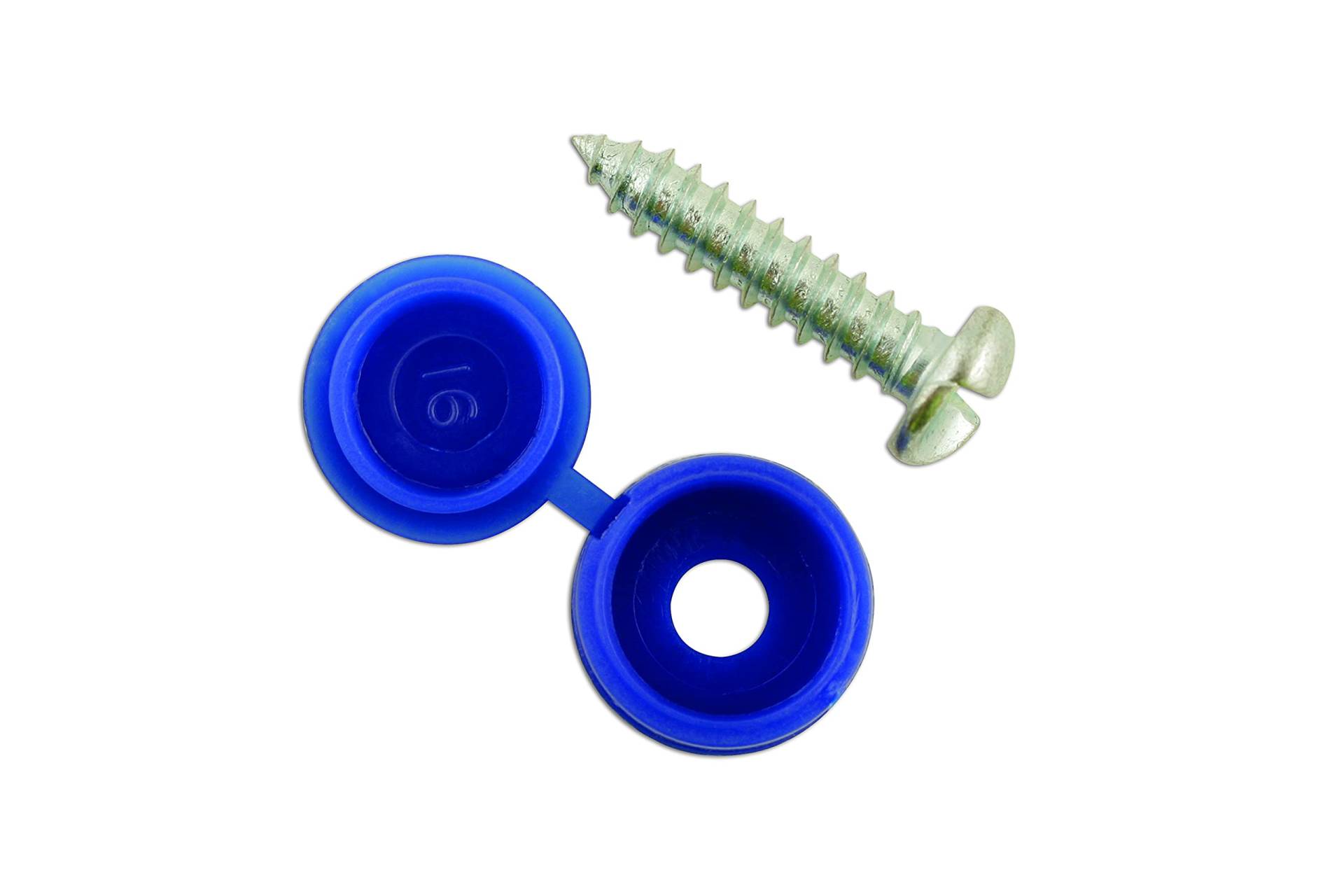 Connect 30336 Number Plate Security Screws 6 x 20mm Blue Cap 100pc Connect 30336 Number Plate Security Screws 6 x 20mm Blue Cap 100pc von Connect