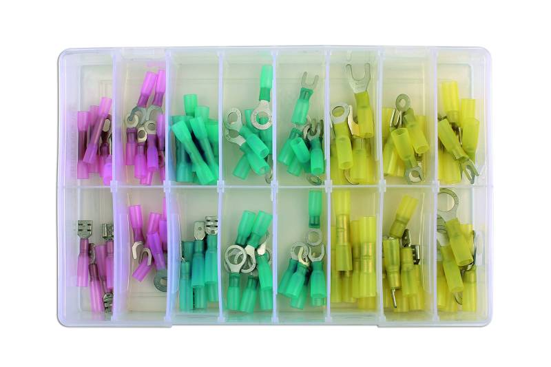 Connect 31855 Assorted Heat Shrink Terminals Box 100pc von Connect
