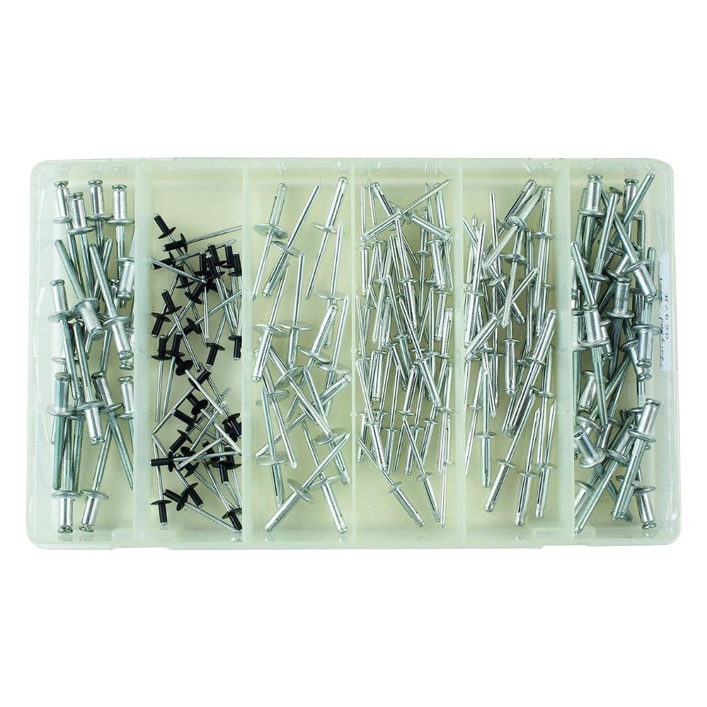 Connect 35996 Assorted Metal Trim Rivets 150pc von Connect