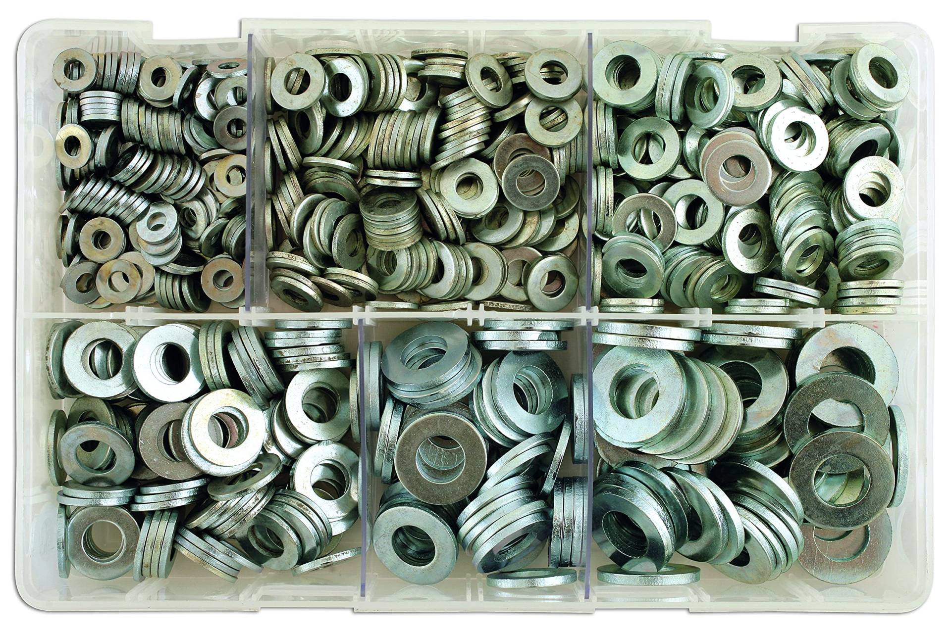 Connect Werkstatt 31864 Tabelle 3 verschiedene Consumables Unterlegscheiben, Box, 800 Stück Connect Werkstatt 31864 Tabelle 3 verschiedene Consumables Unterlegscheiben, Box, 800 Stück von Connect