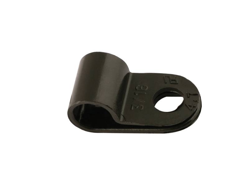 Connect Workshop Consumables 30351-p-clip beschichtet aus Nylon, Farbe: schwarz, 6 mm, 100 Stück von Connect