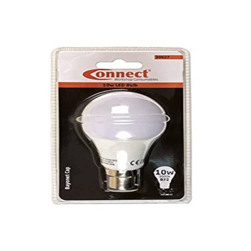 Connect Workshop Consumables 30627 10W LED Bulb 3000K B22 Bayonet Fitting Warm White 1pc von Connect