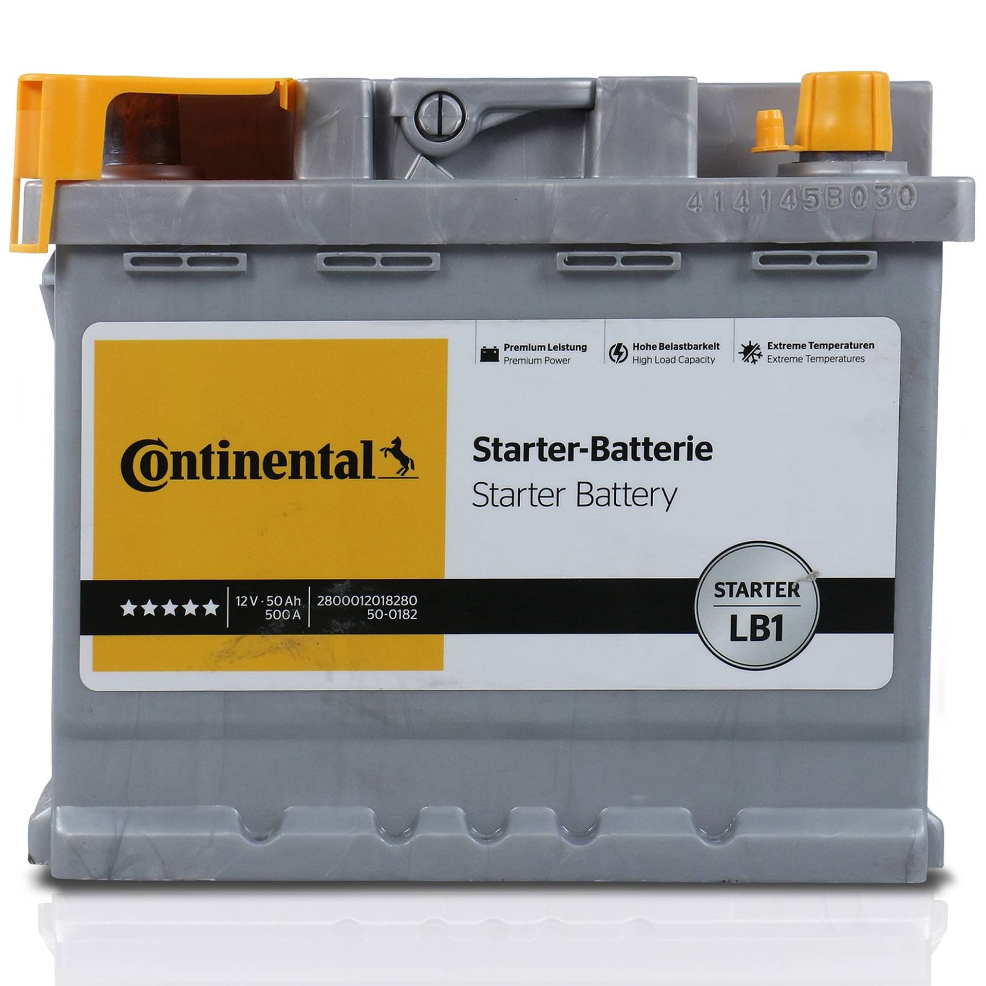 Autobatterie von Continental (2800012018280) Batterie Startanlage Akku, Akkumulator, Batterie,Autobatterie von Continental