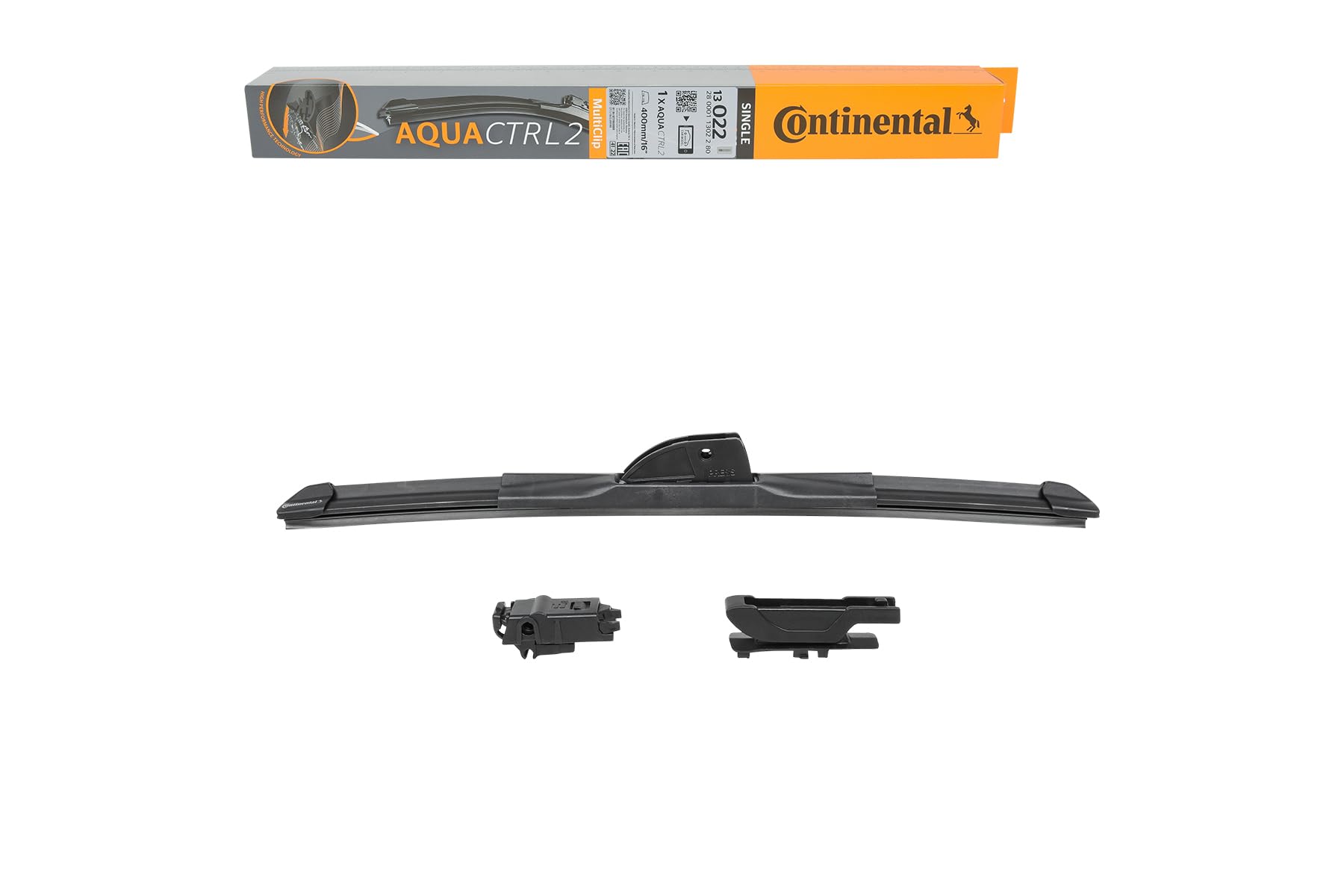 Continental AQUACTRL2 Scheibenwischer - SINGLE MultiClip - 400mm Einzelwischer - 13022 Continental AQUACTRL2 Scheibenwischer - SINGLE MultiClip - 400mm Einzelwischer - 13022 von Continental