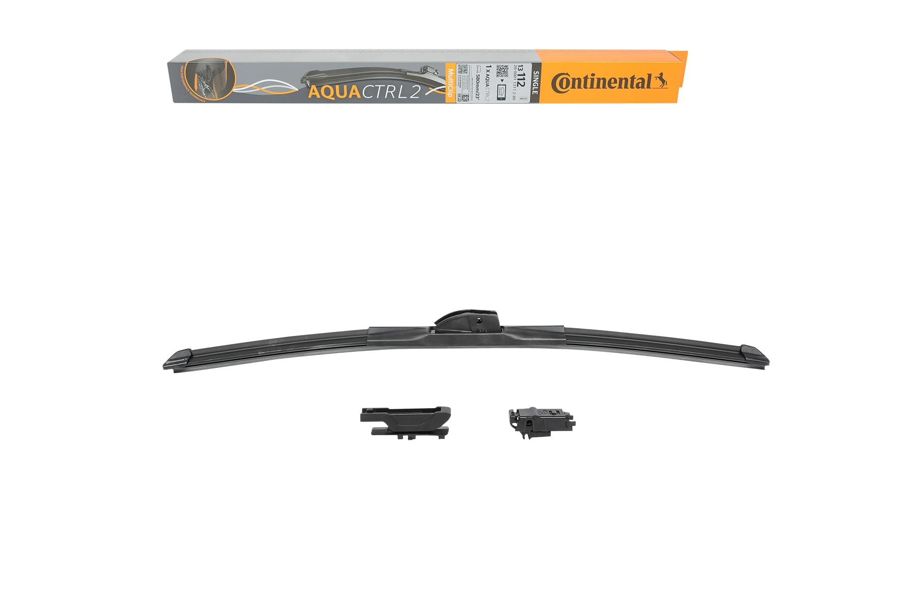 Continental AQUACTRL2 Scheibenwischer - SINGLE MultiClip - 580mm Einzelwischer - 13112 von Continental