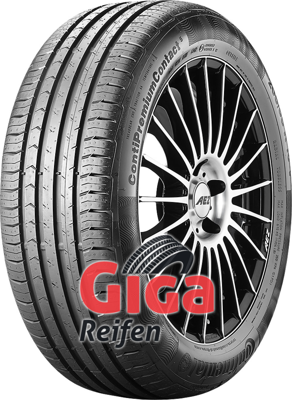 Continental ContiPremiumContact 5 ( 225/55 R17 97V VOL ) von Continental