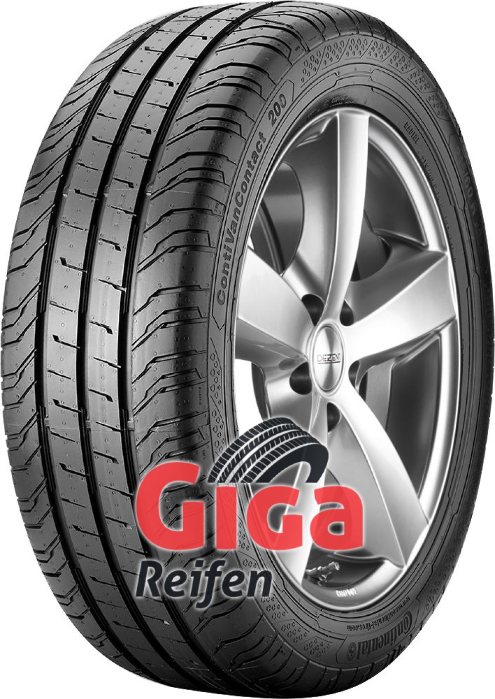 Continental ContiVanContact 200 ( 225/55 R17C 109/107H 8PR Doppelmarkierung 104H ) von Continental