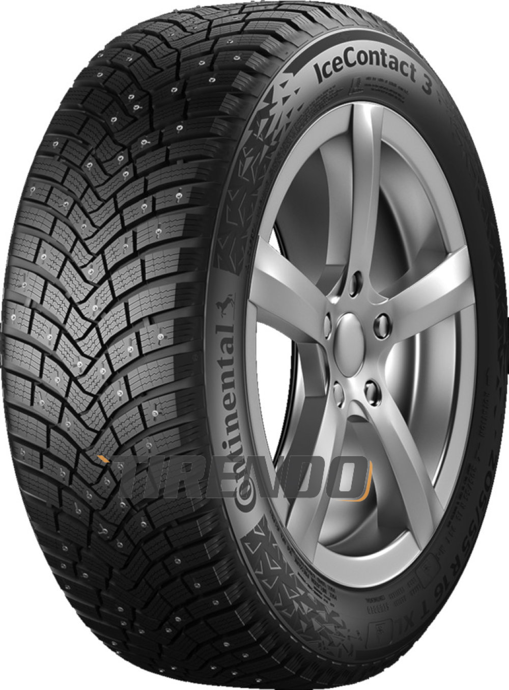 Continental IceContact 3 ( 205/65 R17 100T XL, bespiked ) von Continental