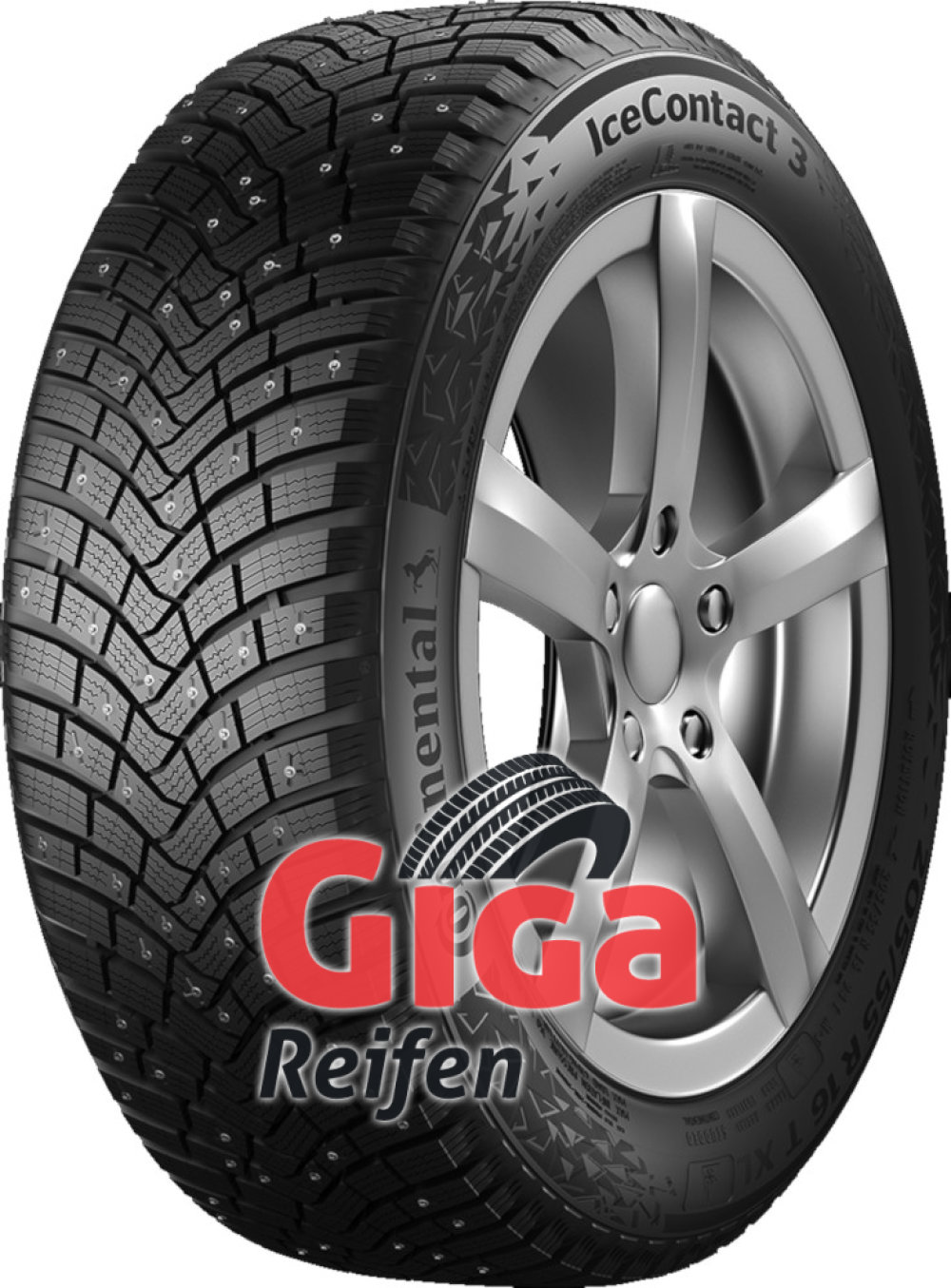 Continental IceContact 3 ( 245/45 R18 100T XL, bespiked ) von Continental