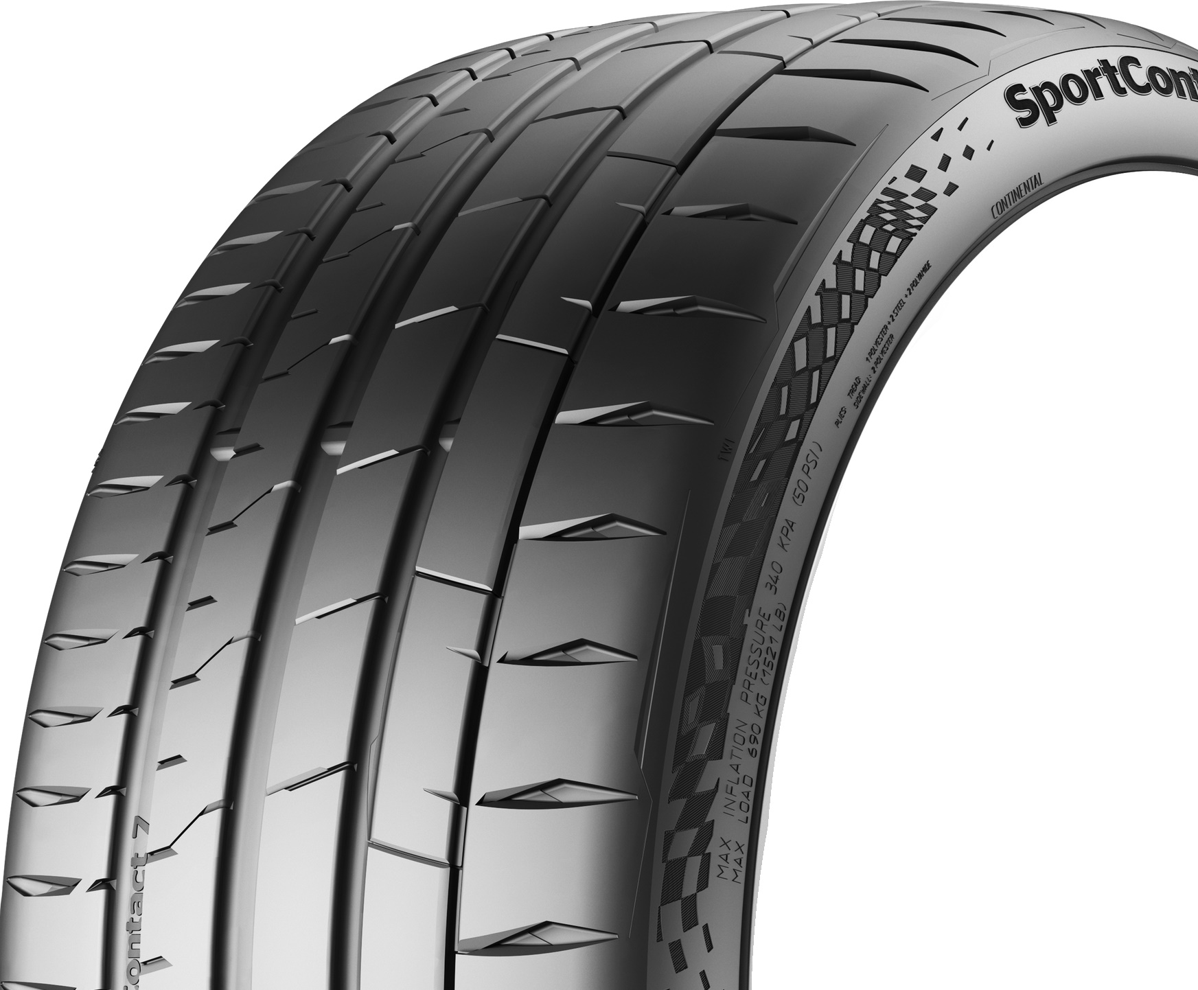 Continental SportContact 7 255/35 ZR20 (97Y) XL Sommerreifen von Continental