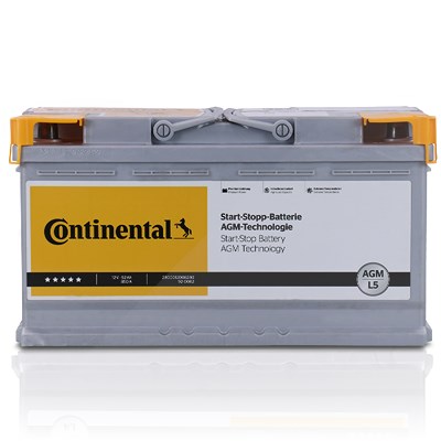 Continental Starterbatterie AGM L5 92Ah 850A [Hersteller-Nr. 2800012008280] für Alfa Romeo, Alpina, Aston Martin, Audi, Bentley, BMW, Bugatti, Chevrol von Continental