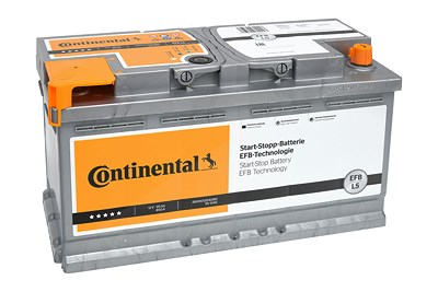 Continental Starterbatterie [Hersteller-Nr. 2800012041280] für Alfa Romeo, Audi, BMW, Chrysler, Citroën, Fiat, Ford, Iveco, Jaguar, Jeep, Lancia, Land von Continental