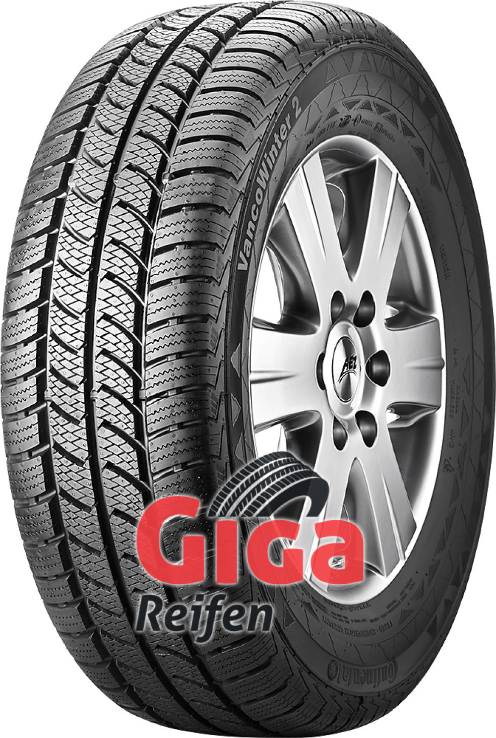 Continental VancoWinter 2 ( 205/65 R16C 107/105T 8PR Doppelkennung 103T ) von Continental