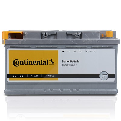 Continental Starterbatterie L5 100Ah 900A [Hersteller-Nr. 2800012026280] für Alfa Romeo, Alpina, Audi, BMW, Chevrolet, Chrysler, Citroën, Daewoo, Daih von Continental