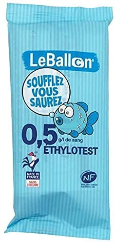 Alkoholtestgerät entspricht NF X 20702 – Lot de 5 von Contralco