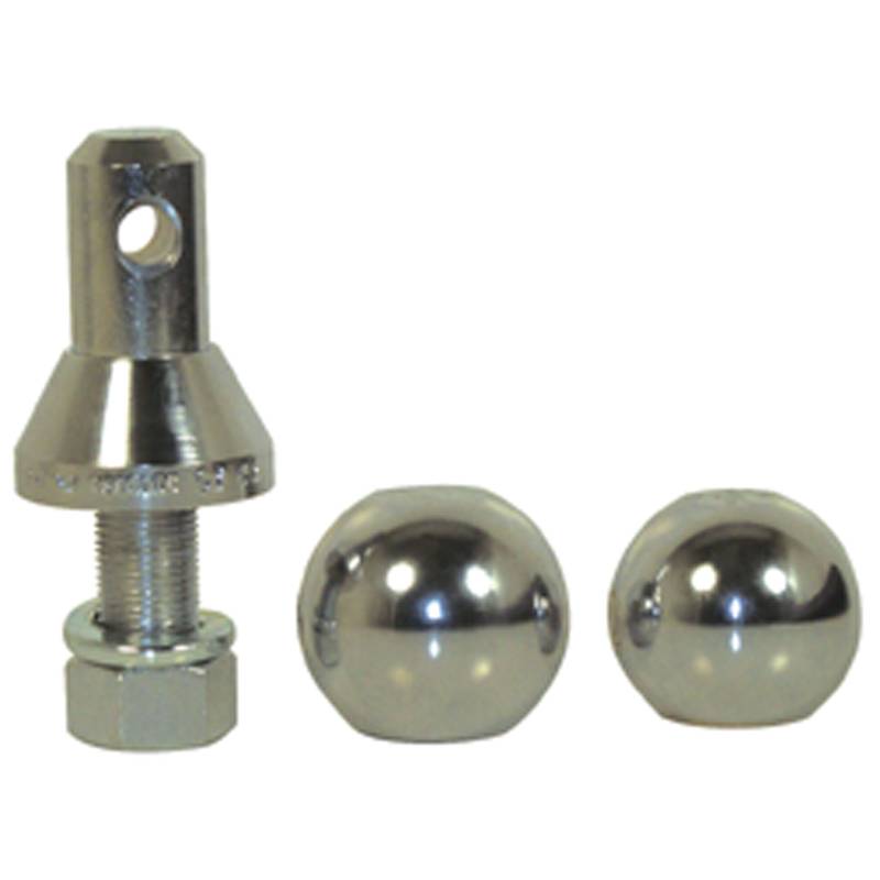 Convert-A-Ball 904B vernickelter Schaft mit 2 Kugeln - 2,5 cm von Convert-A-Ball