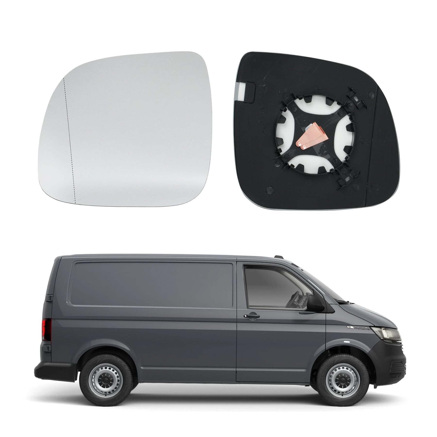 Convitex 2 Spiegelglas für Vw Transporter T5 T6 2009-2019 Links Asphärisch+Rechts Konvex Convitex 2 Spiegelglas für Vw Transporter T5 T6 2009-2019 Links Asphärisch+Rechts Konvex von Convitex