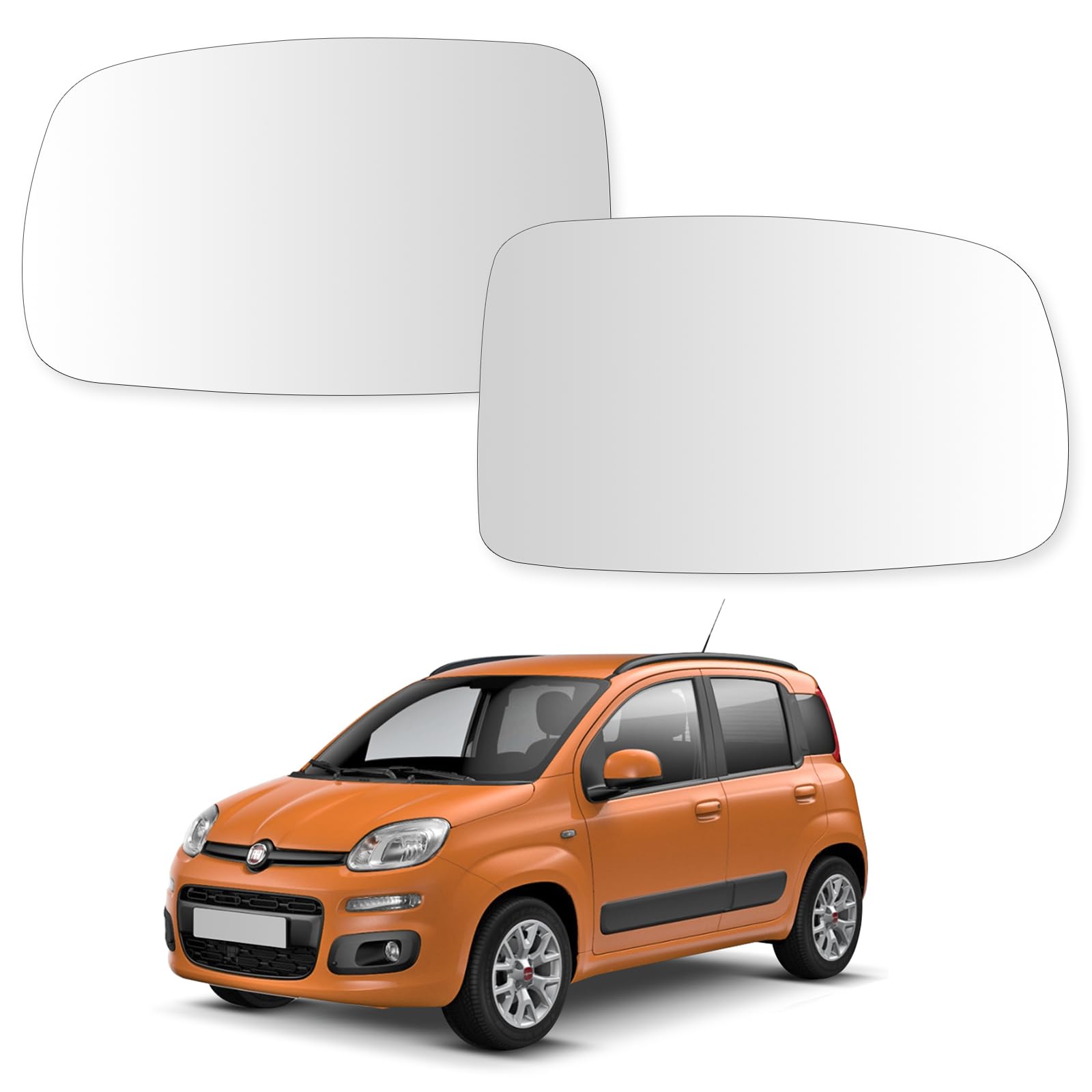 Convitex Spiegelglas Fiat Panda Konvexe Ersatzspiegel Asphärisch Passend für Fiat Panda 169 2003 2004 2005 2006 2007 2009 Spiegelglas Ersatzspiegelglas Links+Rechts Stück Convitex Spiegelglas Fiat Panda Konvexe Ersatzspiegel Asphärisch Passend für Fiat Panda 169 2003 2004 2005 2006 2007 2009 Spiegelglas Ersatzspiegelglas Links+Rechts Stück von Convitex