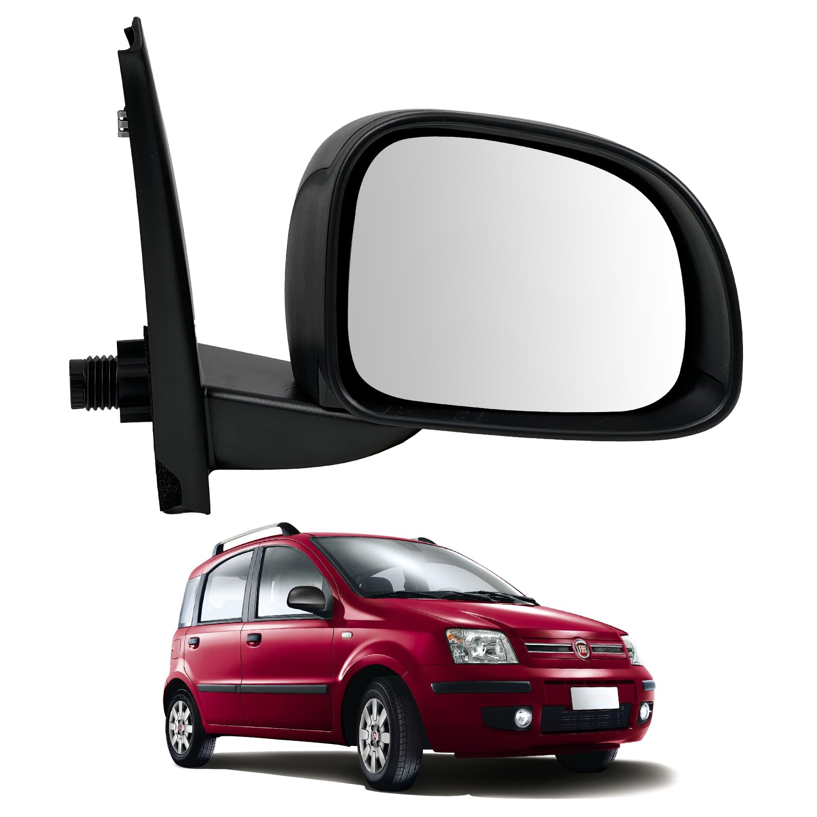 Convitex Außenspiegel Für Fiat Panda 169 Rechts Komplett Spiegel mit Konvex Spiegelglas Panda Van 169 Elektrisch Seitenspiegel 2010 2011 2012 2013 Natural Power JTD Multijet 4x4 LPG 169AX Beifahrseite Convitex Außenspiegel Für Fiat Panda 169 Rechts Komplett Spiegel mit Konvex Spiegelglas Panda Van 169 Elektrisch Seitenspiegel 2010 2011 2012 2013 Natural Power JTD Multijet 4x4 LPG 169AX Beifahrseite von Convitex
