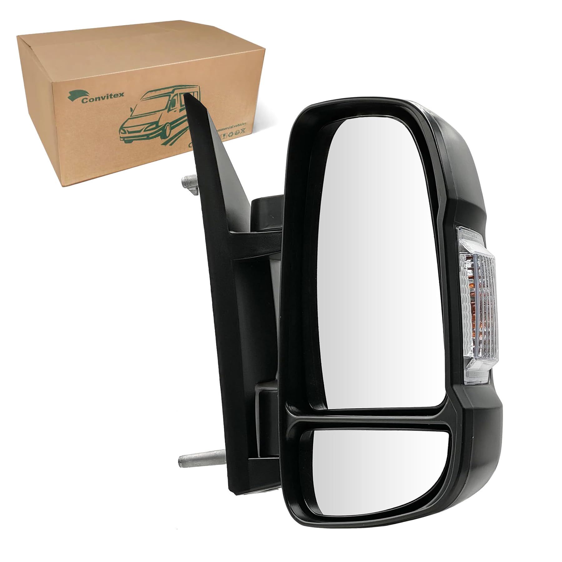 Convitex Außenspiegel Komplett Elektrisch Klappbar Rechts für Ducato Boxer Jumper Baujahr 2006-2023 Spiegel Abklappbar Kurzarm Seitenspiegel Einklappbar Mit Blinker Beifahrerseite Convitex Außenspiegel Komplett Elektrisch Klappbar Rechts für Ducato Boxer Jumper Baujahr 2006-2023 Spiegel Abklappbar Kurzarm Seitenspiegel Einklappbar Mit Blinker Beifahrerseite von Convitex