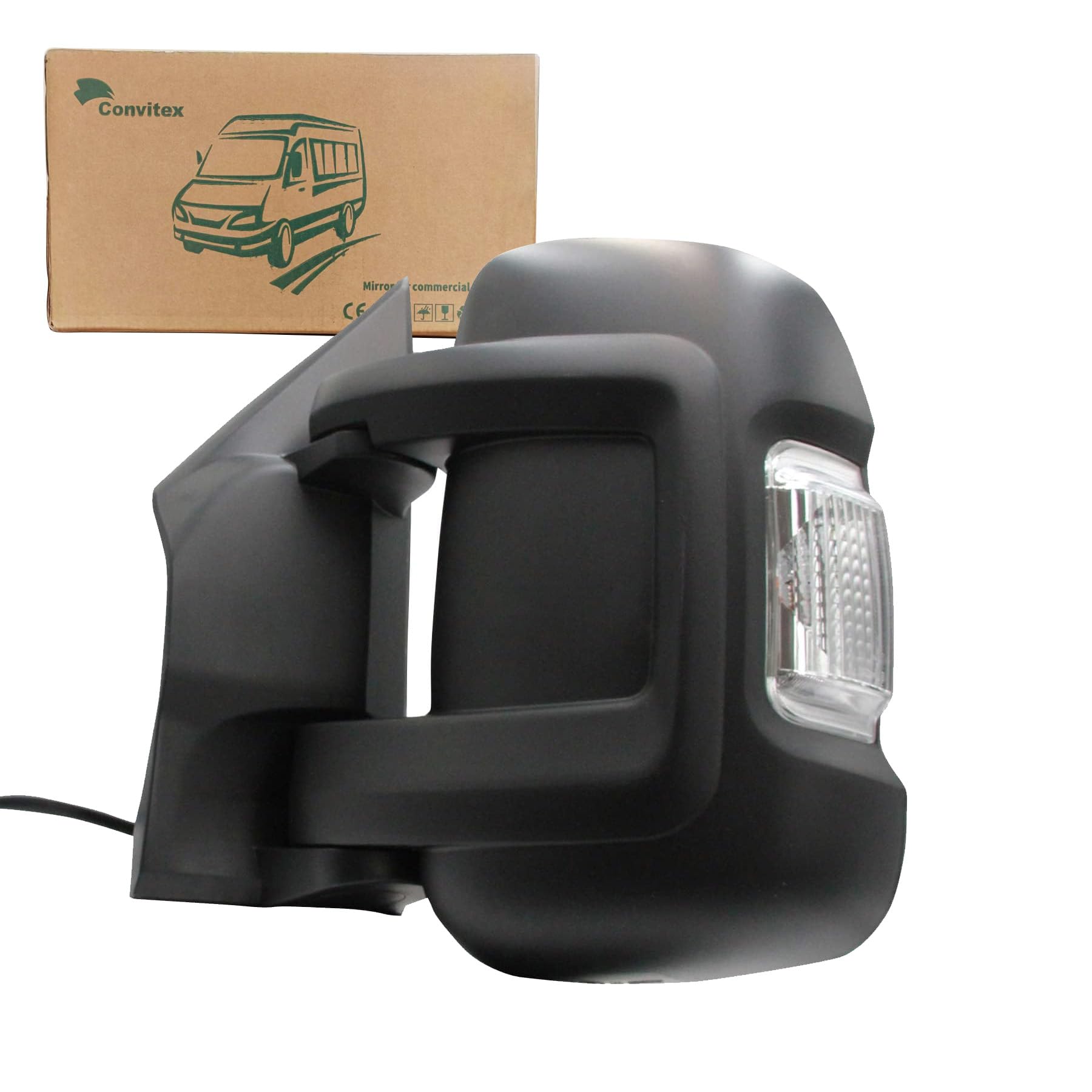 Convitex Außenspiegel Komplett Links Elektrisch für Jumper Ducato Boxer Baujahr 2006 - Seitensicht-Spiegel Konvex Temperatur-Sensor OE 735424431/8153X8 Convitex Außenspiegel Komplett Links Elektrisch für Jumper Ducato Boxer Baujahr 2006 - Seitensicht-Spiegel Konvex Temperatur-Sensor OE 735424431/8153X8 von Convitex